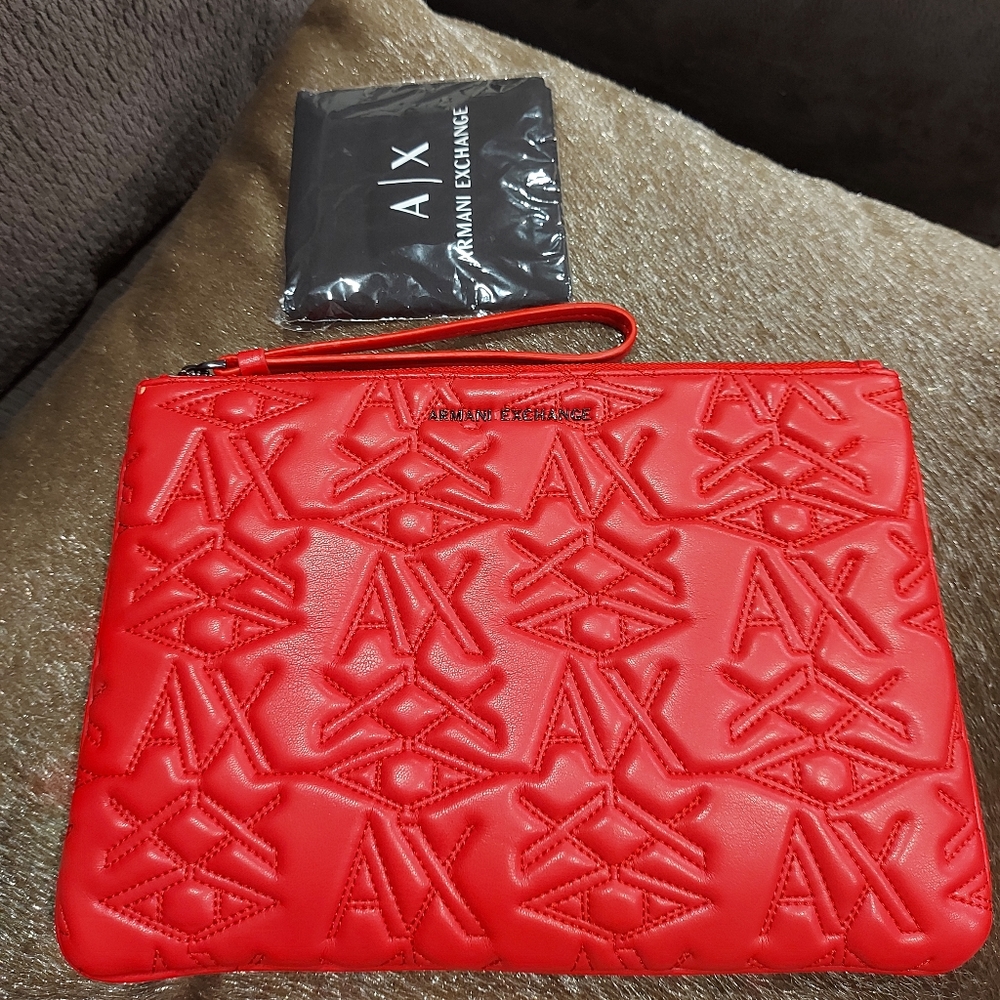 Armani Exchange Women Large Clutch